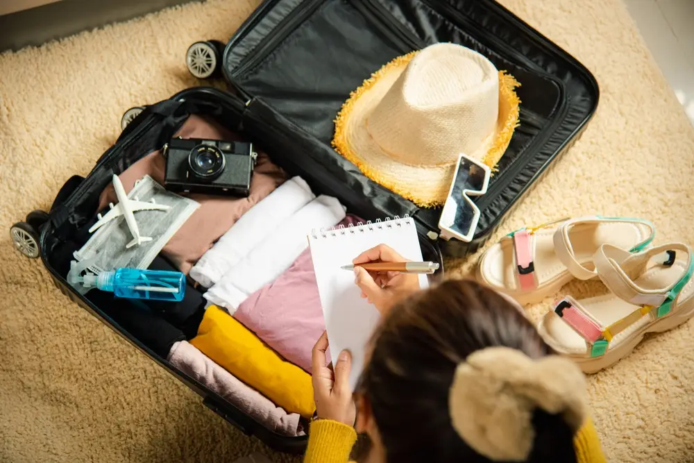 bagagem em viagens aéreas